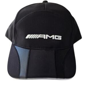 Authentic Mercedes‑Benz AMG Cap Black Carbon Brim AMG Adjustable Strapback OSFA